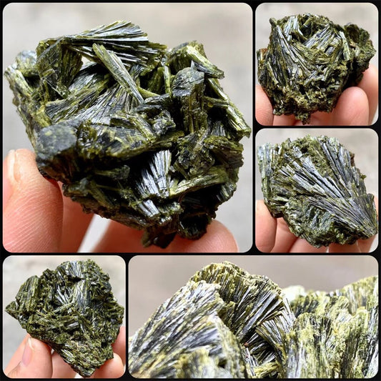 Green Tourmaline Natural Stone Raw Mineral Specimen Gemstones Healing Room Decor Reiki Crystals And Rock Stones Ornament