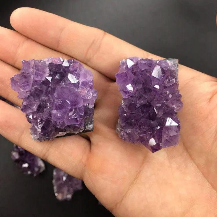 Natural Raw Amethyst Quartz Crystal Cluster Healing Stones Specimen Home Decoration Crafts natural mineral