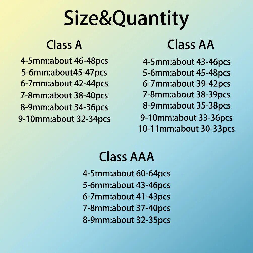 Real Natural Freshwater Pearls AAA Rice Shape High Quality Punch Loose Beads