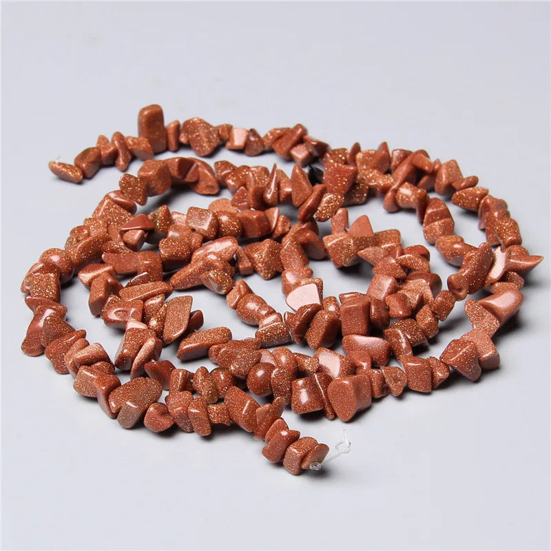 Chip Stone Beads Natural Stone Beads For Jewelry Making Needlework Bracelet Diy Beaded 5-8mm