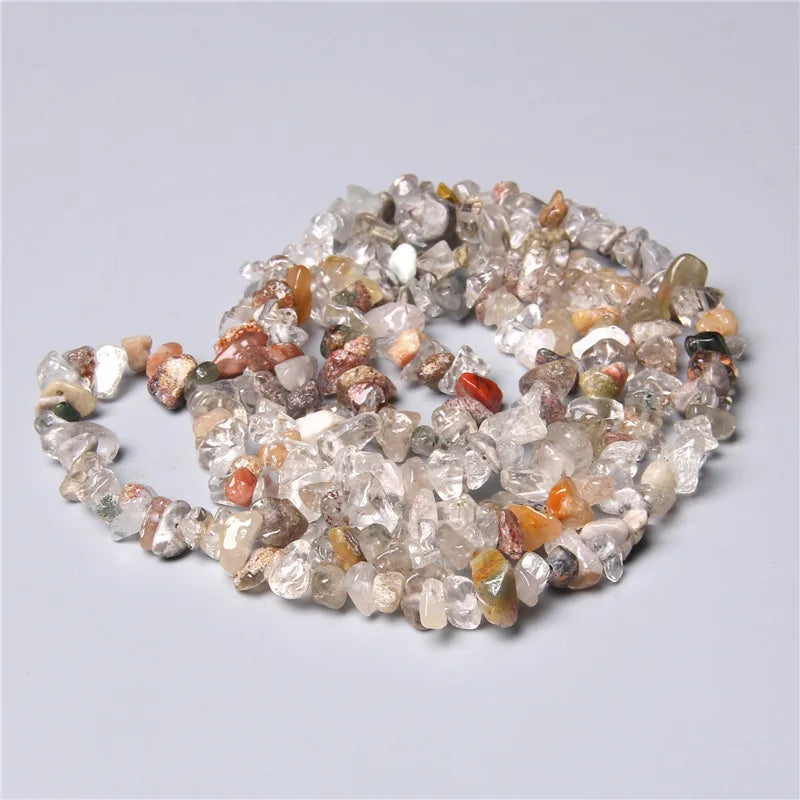 Chip Stone Beads Natural Stone Beads For Jewelry Making Needlework Bracelet Diy Beaded 5-8mm