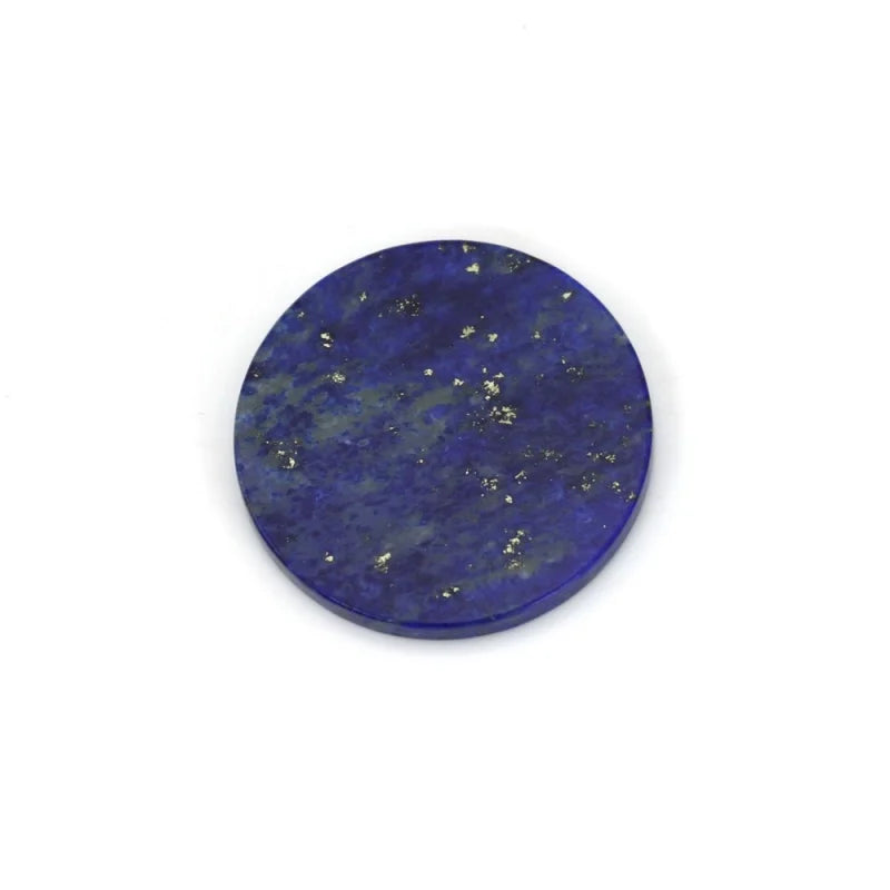 5pcs Lapis Lazuli Cabochon Disc Flat Round Rondelle 8-25mm Natural Stone
