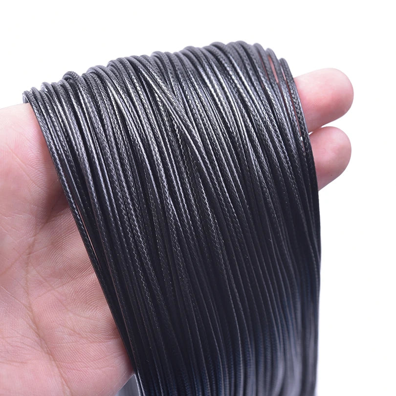 50/55/60cm Black Faux Leather Cord Necklace 10/20/30pcs/Lot Extended Chains