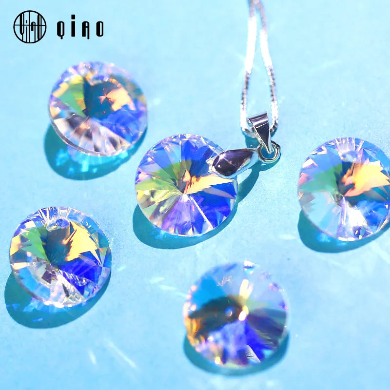 28-50PCS 6-14mm Crystal Beads Jewellery Making Supplies Glass Jewelry Pendant Beads for DIY Bracelets Necklace Earrings