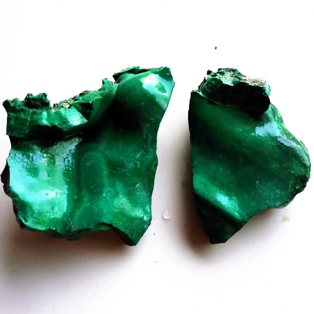 Natural Green Malachite Stone rough Crystal Clastic Rock Collectible Minerals Specimen for Home Decor