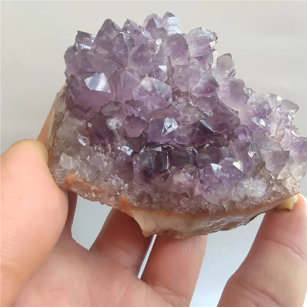 Natural Raw Amethyst Quartz Crystal Cluster Healing Stones Specimen Home Decoration Crafts natural mineral