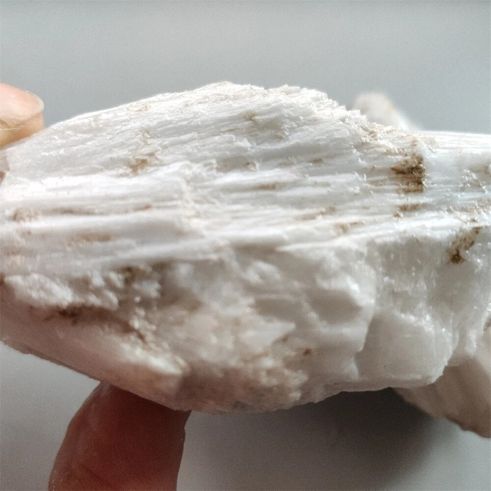 500g Natural Raw Threadiness Wollastonite Stone Teaching Mineral Specimen Industrial Raw Materials Collection Home Decoration