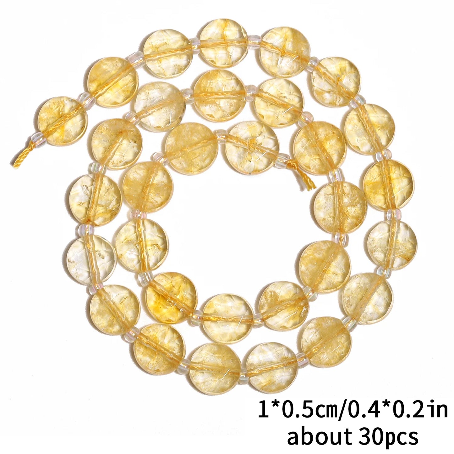 10mm AAA Faceted Coin Natural Gemtone Beads For Jewelry Making DIY 15'' Strand