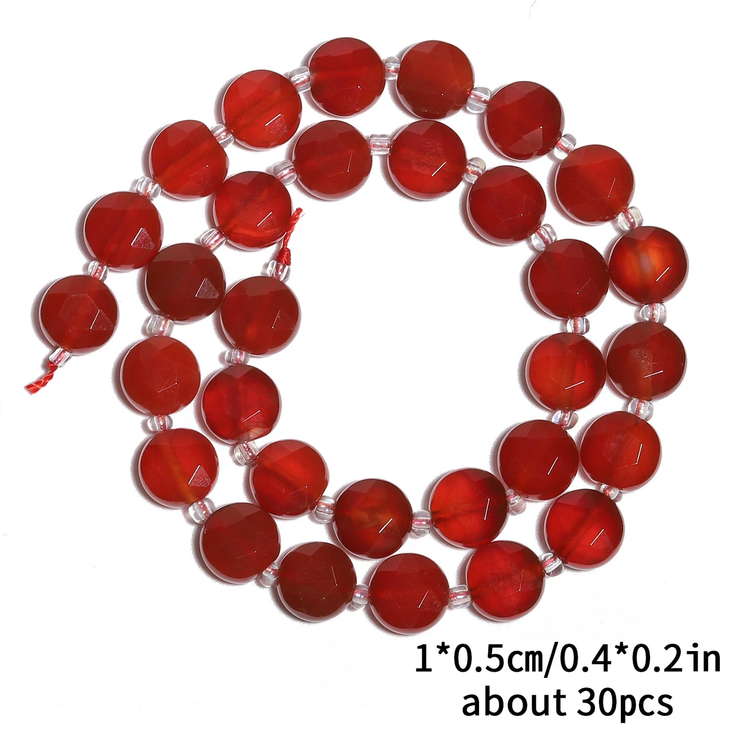 10mm AAA Faceted Coin Natural Gemtone Beads For Jewelry Making DIY 15'' Strand