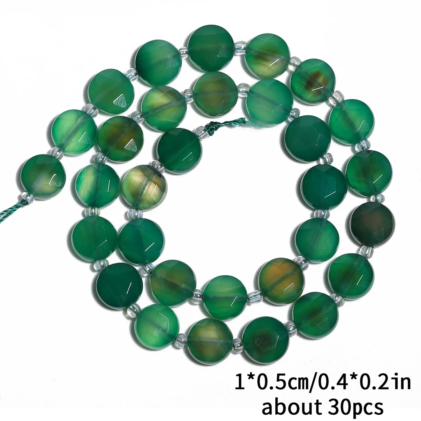 10mm AAA Faceted Coin Natural Gemtone Beads For Jewelry Making DIY 15'' Strand