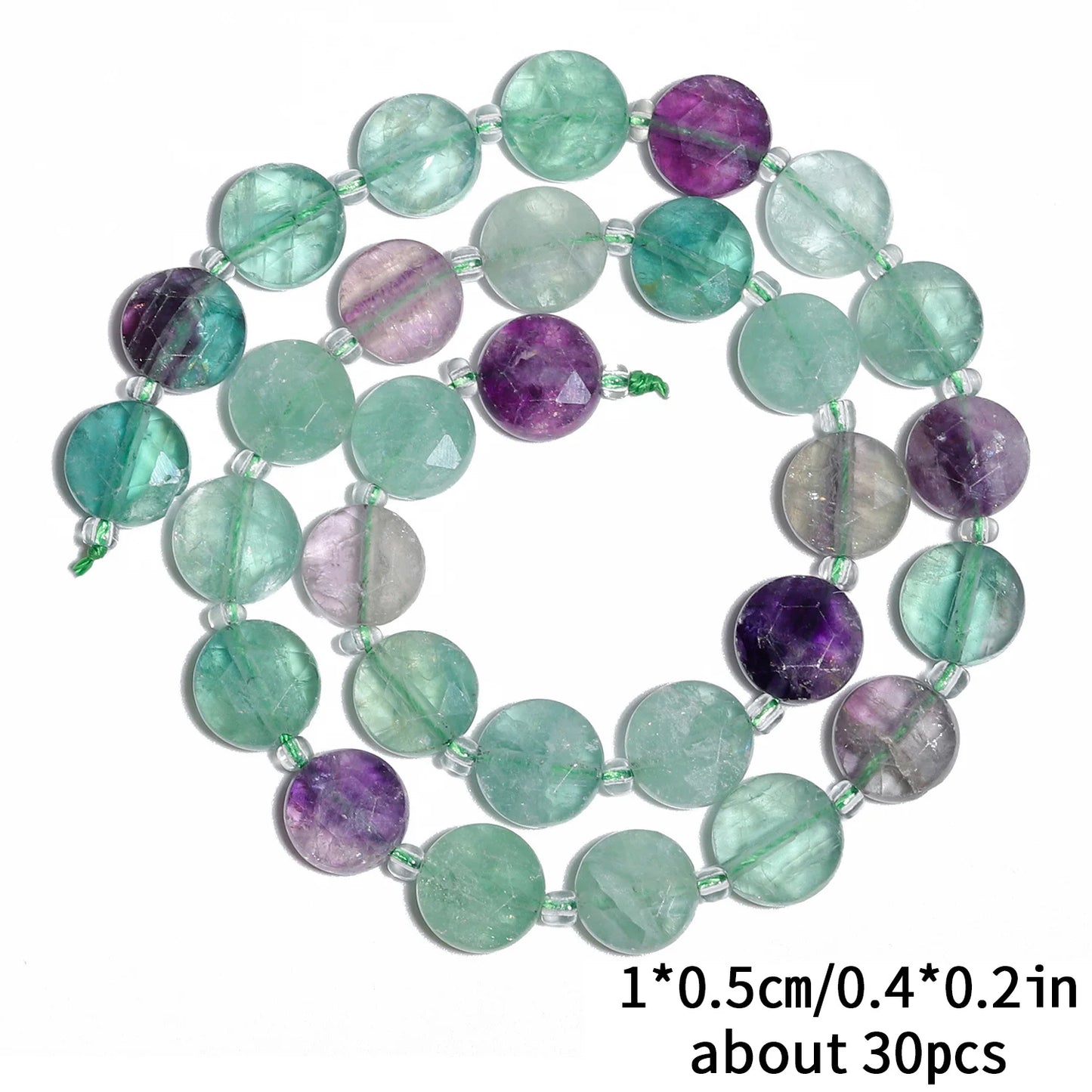 10mm AAA Faceted Coin Natural Gemtone Beads For Jewelry Making DIY 15'' Strand