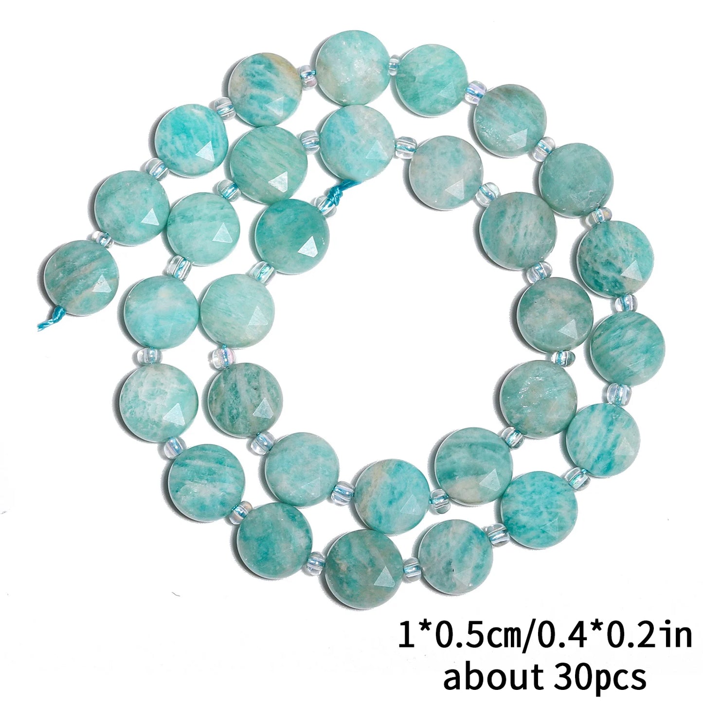 10mm AAA Faceted Coin Natural Gemtone Beads For Jewelry Making DIY 15'' Strand
