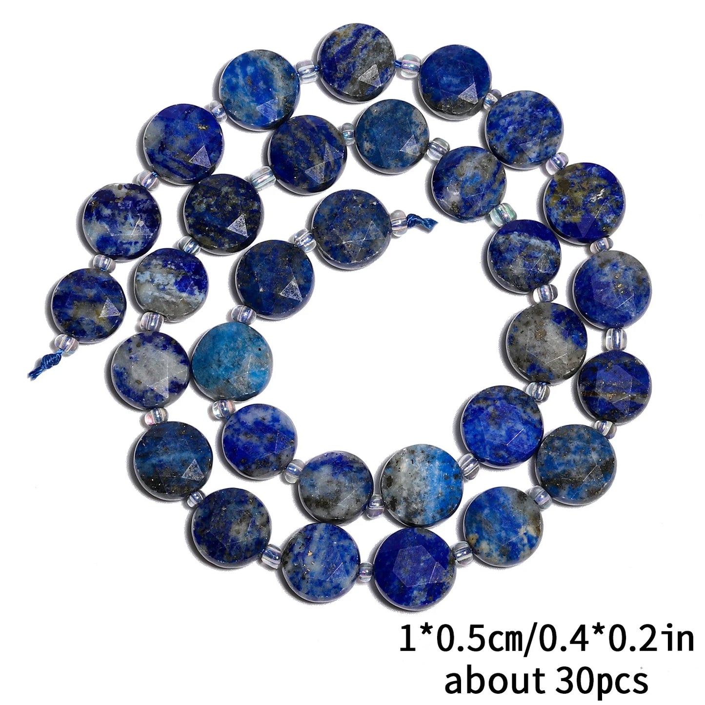 10mm AAA Faceted Coin Natural Gemtone Beads For Jewelry Making DIY 15'' Strand