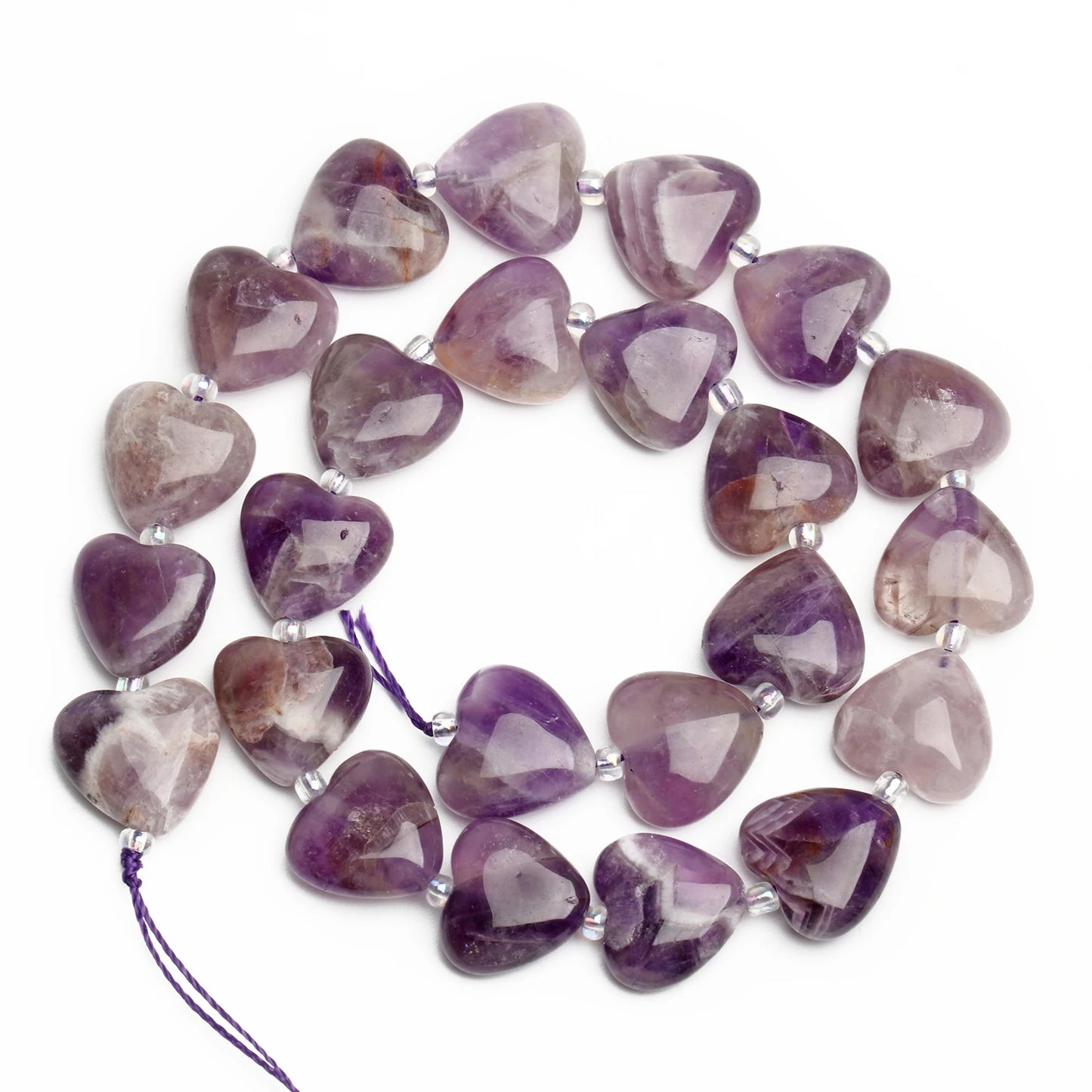14mm AA Love Heart Natural Stone Loose Beads for Jewelry Making Diy approx 23pcs